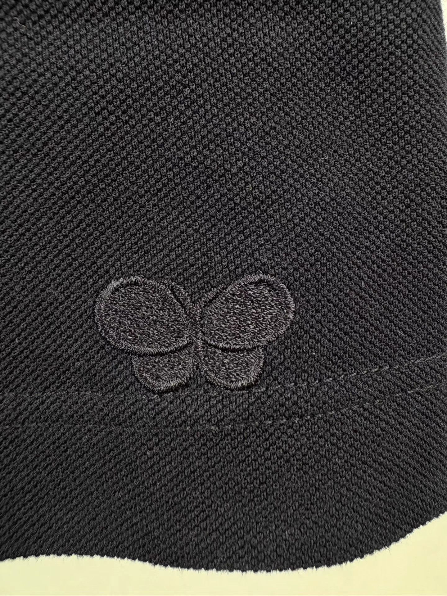 Bottega Veneta BOTTEGA VENETA BV Butterfly Embroidered Short Sleeve Polo K1 Size US L / EU 52-54 / 3 - 3 Thumbnail