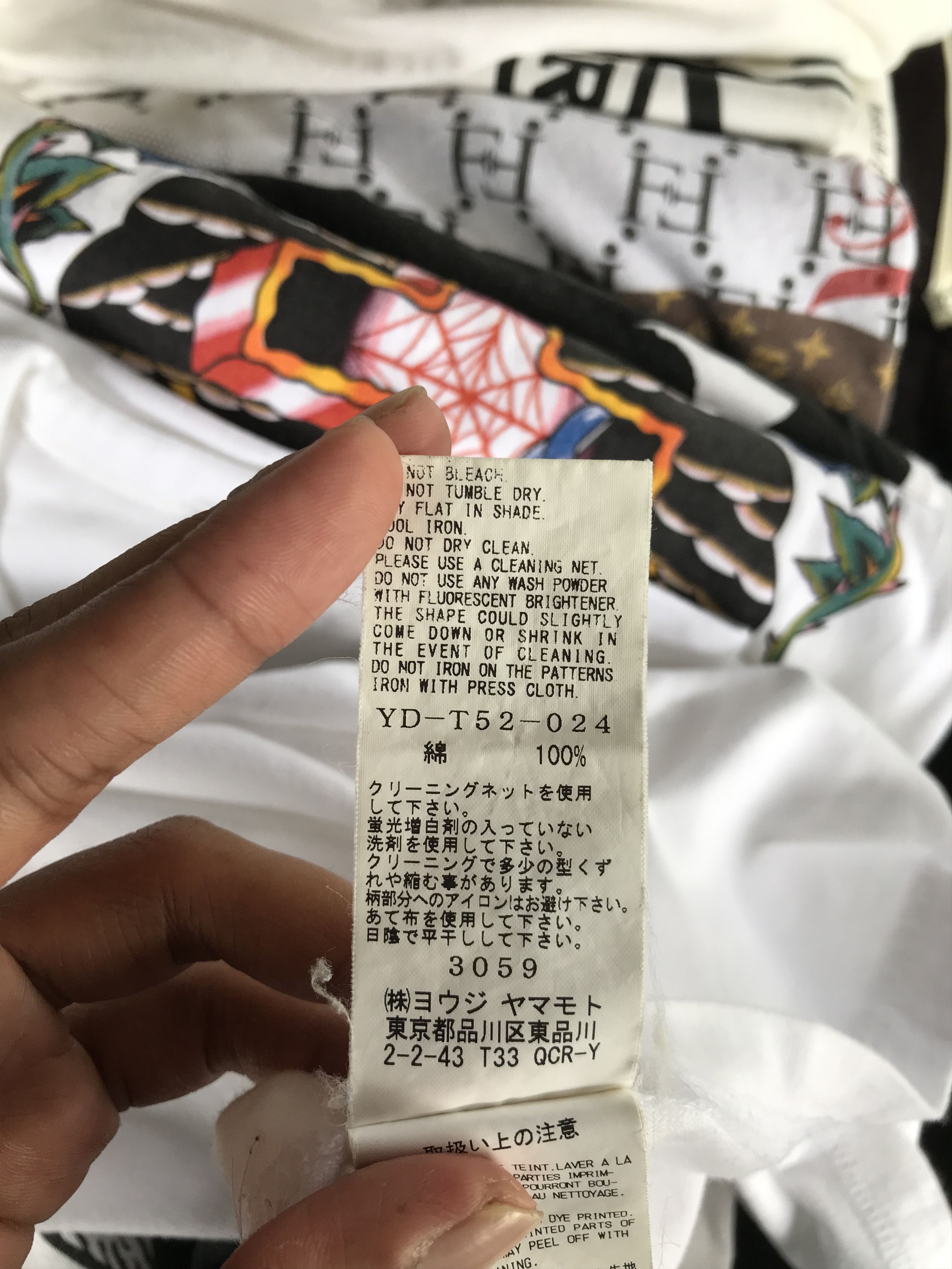 Y's Y's Yohji Yamamoto Palm Tee Size US S / EU 44-46 / 1 - 5 Thumbnail