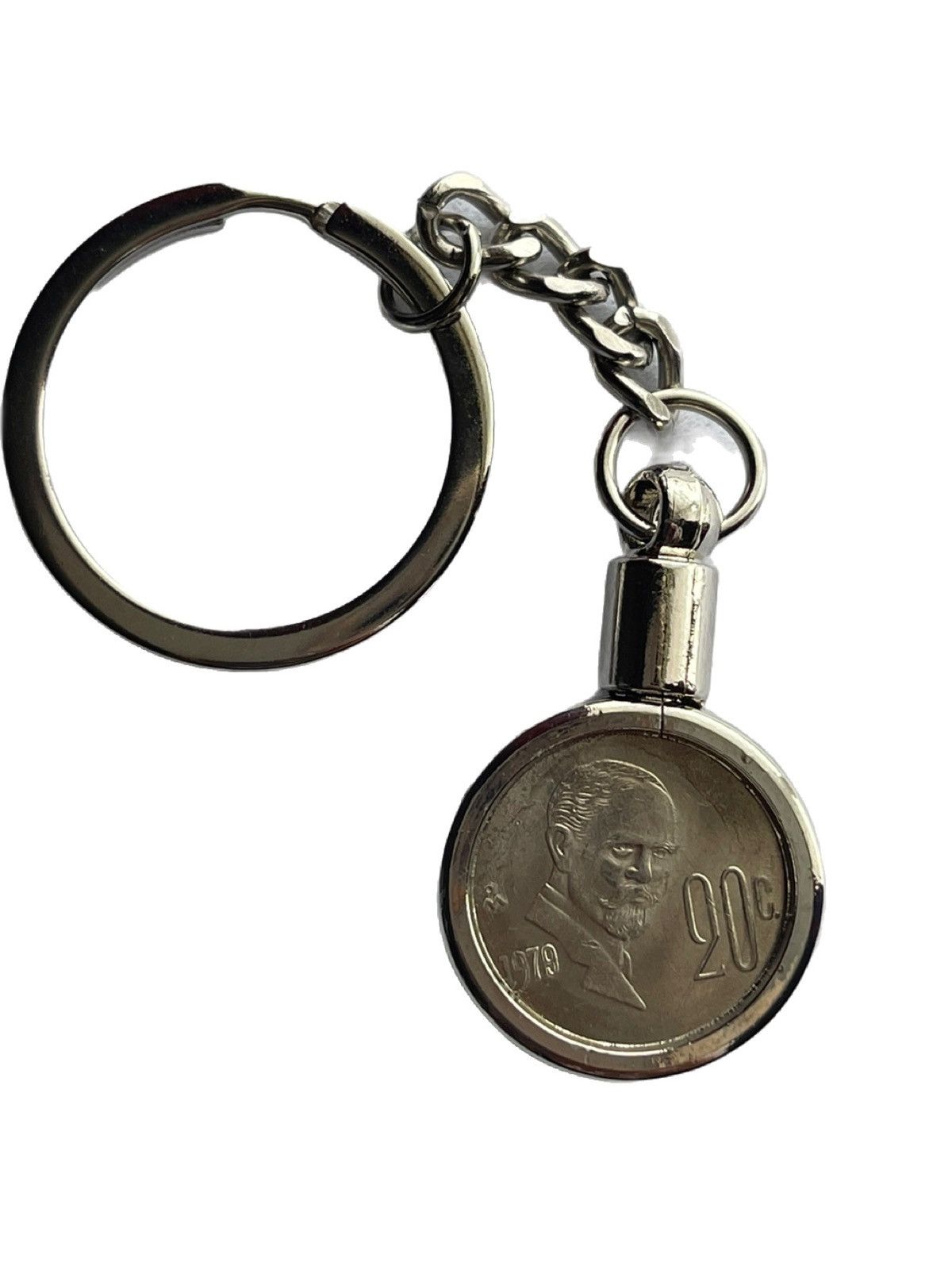 Vintage Mexico coin keychain Size ONE SIZE - 1 Thumbnail