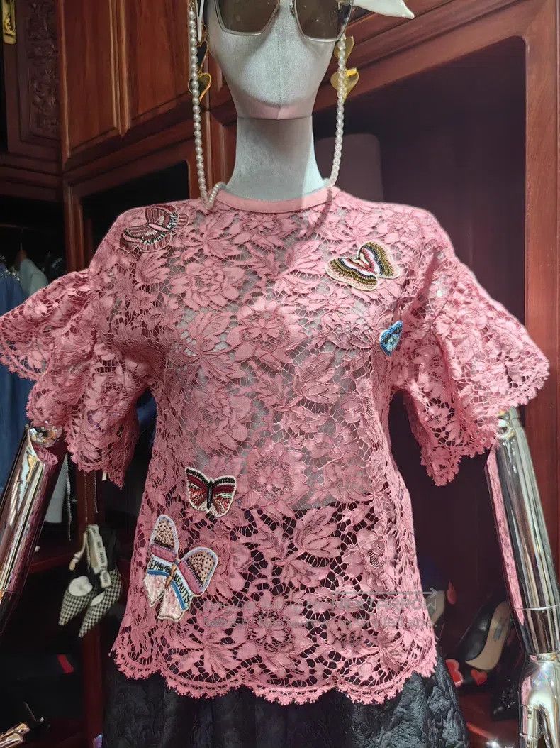 Valentino Valentino Lace top Size S / US 4 / IT 40 - 1 Thumbnail