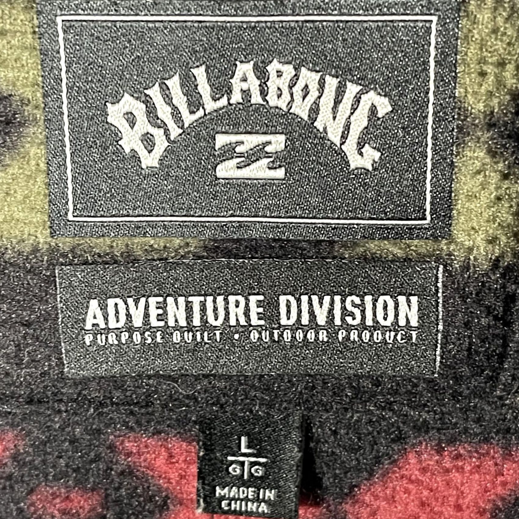 Billabong Billabong Pullover Mens L Gray Fleece 1/4 Zip Geometric Sport Adventure Division Menswear Size US L / EU 52-54 / 3 - 5 Thumbnail
