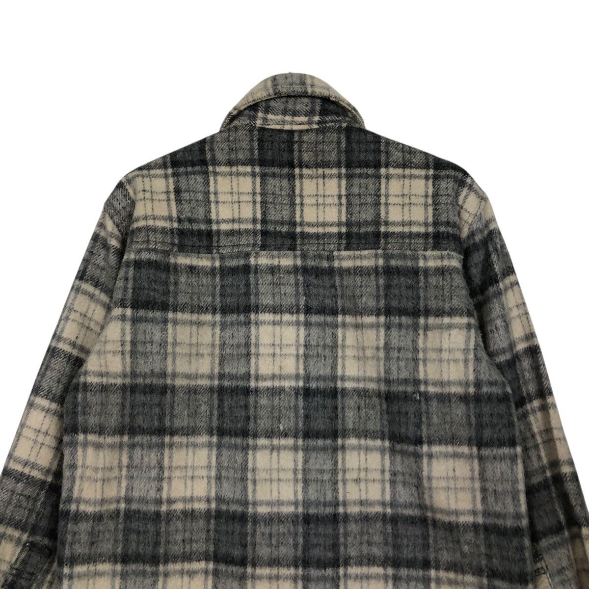 Japanese Brand 📌Vintage Wool Jacket Flannel Spade Mashie Tartan Design Size US L / EU 52-54 / 3 - 10 Thumbnail