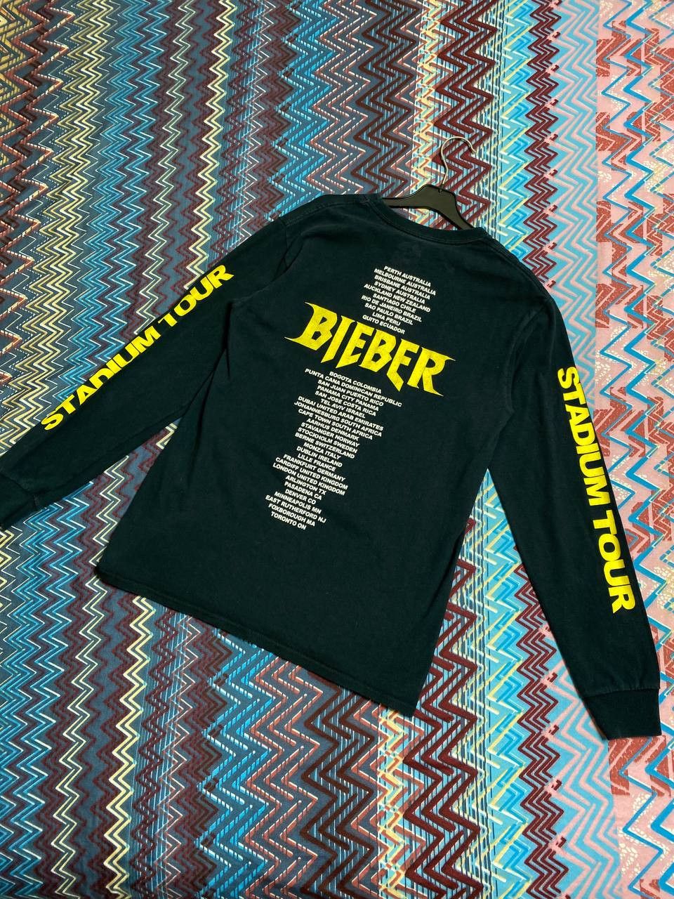 Vintage Y2K Vintage Streetwear big logo Long Sleeve TEAM BIEBER Size US S / EU 44-46 / 1 - 15 Thumbnail