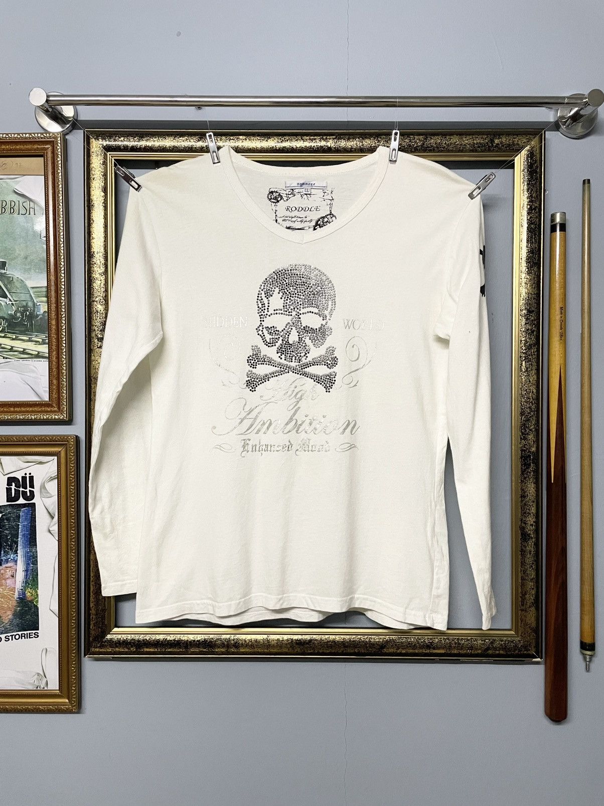 semanticdesign Vintage 1990s Japan Designer Roddle Ambition Punk Skull Tee Size US M / EU 48-50 / 2 - 1 Thumbnail