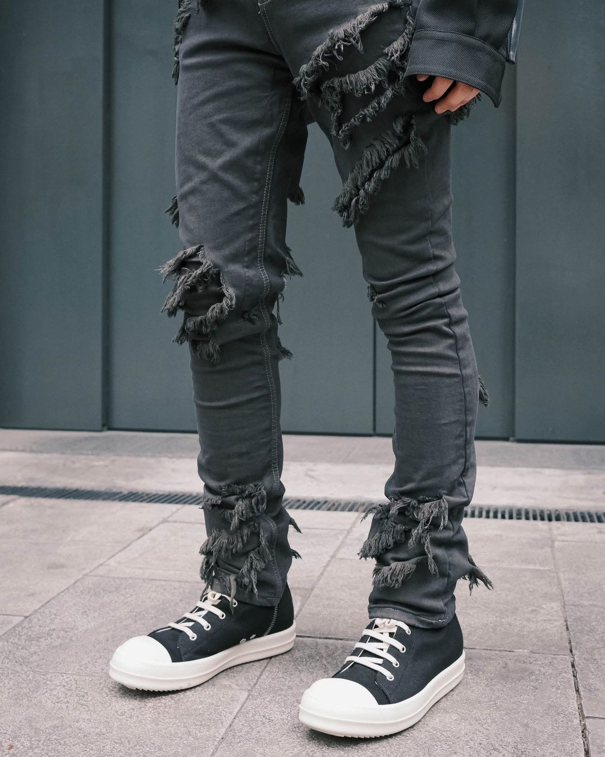 Rick Owens Drkshdw Rick Owens Drkshdw Detroit Cut Jeans Size US 30 / EU 46 - 5 Thumbnail