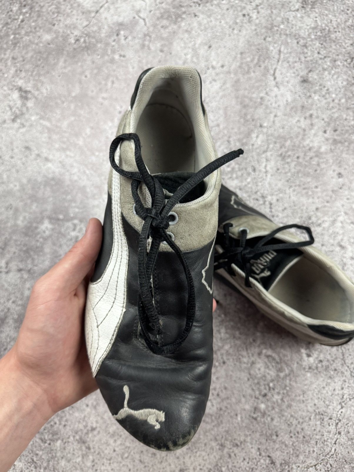 Puma Vintage Puma Y2K opium Blokecore suede sneakers Trashed Size US 10 / EU 43 - 8 Thumbnail