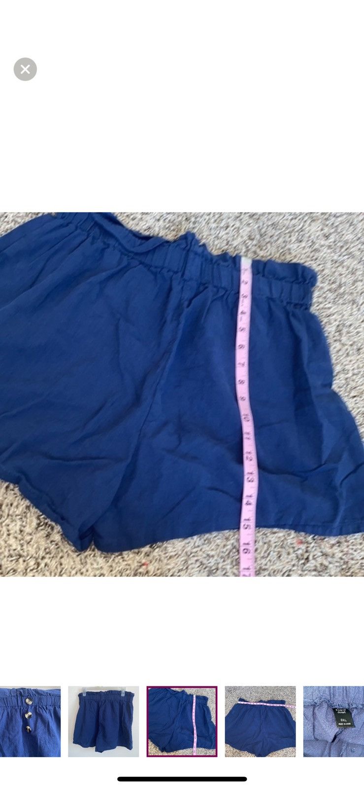 Shein Shein 0XL Paperbag shorts Size 36" / US 14 / IT 50 - 4 Thumbnail