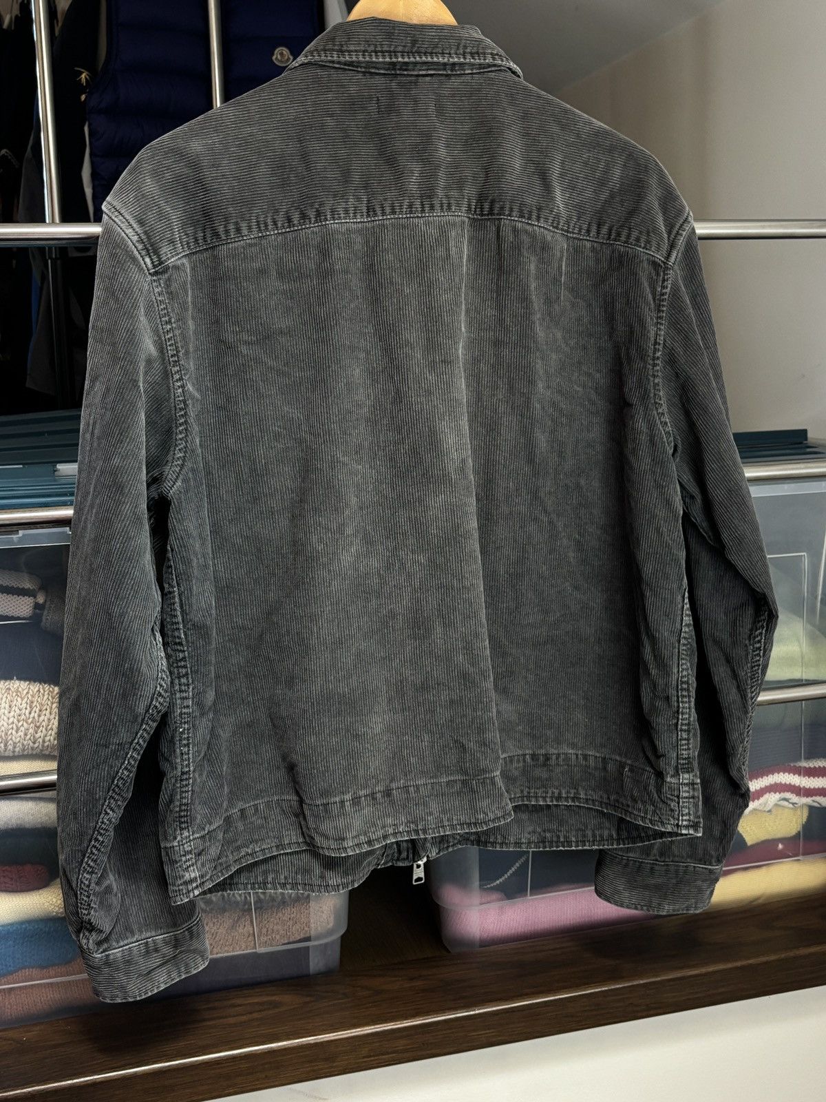 Allsaints AllSaints Vintage Corduroy Zip Up Light Bomber Jacket Rare Size US L / EU 52-54 / 3 - 6 Thumbnail