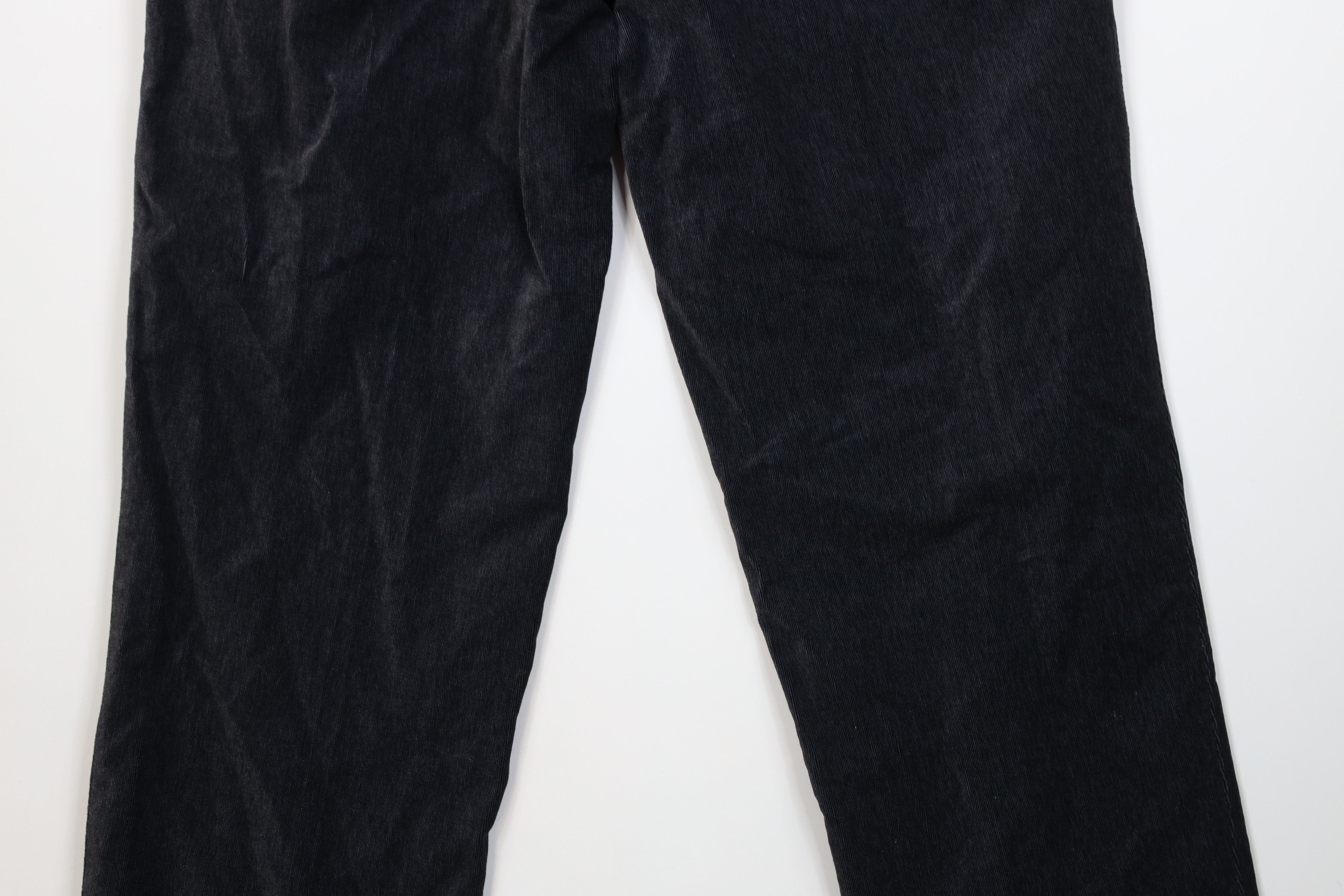 Vintage Vintage 90s Streetwear Wide Leg Corduroy Chino Pants Gray Size US 34 / EU 50 - 13 Thumbnail