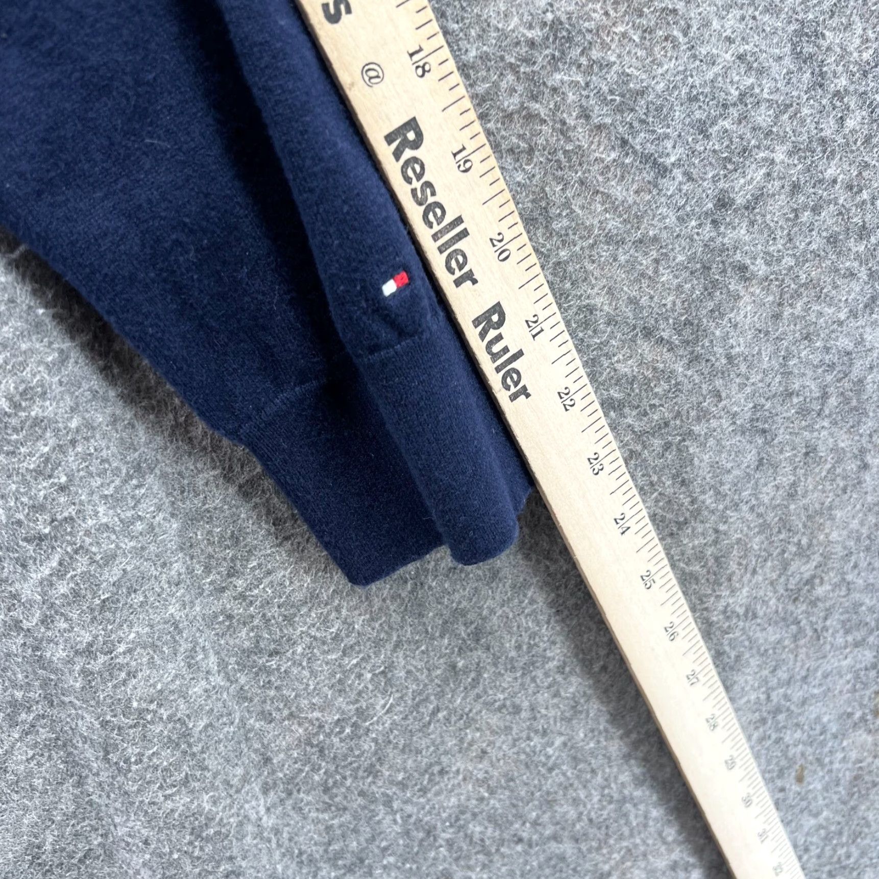 Tommy Hilfiger Tommy Hilfiger Sweater Cardigan Women XL Blue Navy Pima Cotton Knit Logo Long Sleeve Regular Fit All Seasons Vintage: No Size XL / US 12-14 / IT 48-50 - 6 Thumbnail