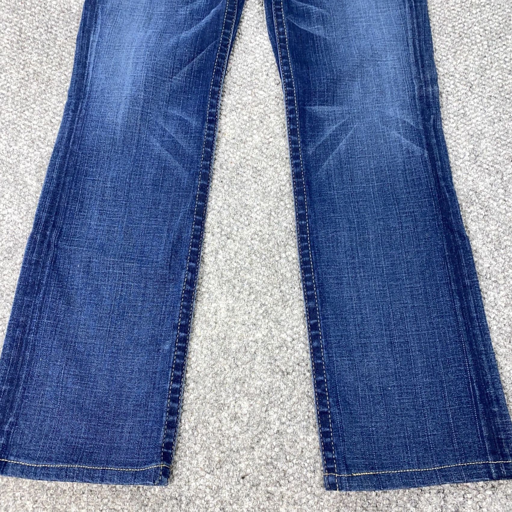 True Religion VINTAGE True Religion Jeans Mens 31 Denim Straight Leg Bootcut Distressed USA 99% Cotton Size US 31 - 5 Thumbnail