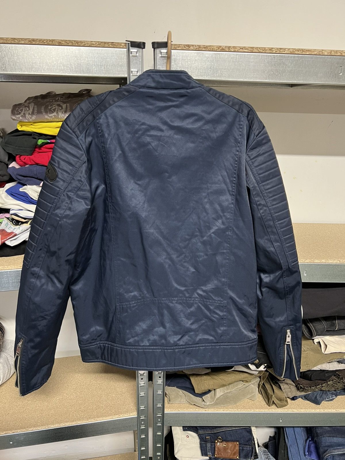 Diesel Vintage Y2K Diesel Biker Jacket Streetwear 90s Style Size US L / EU 52-54 / 3 - 9 Thumbnail