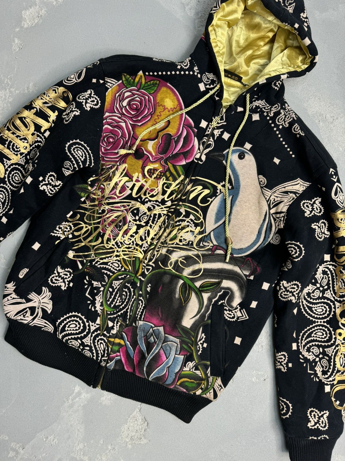 Christian Audigier Christian Audigier x Very Rare x Vintage Size US L / EU 52-54 / 3 - 3 Thumbnail
