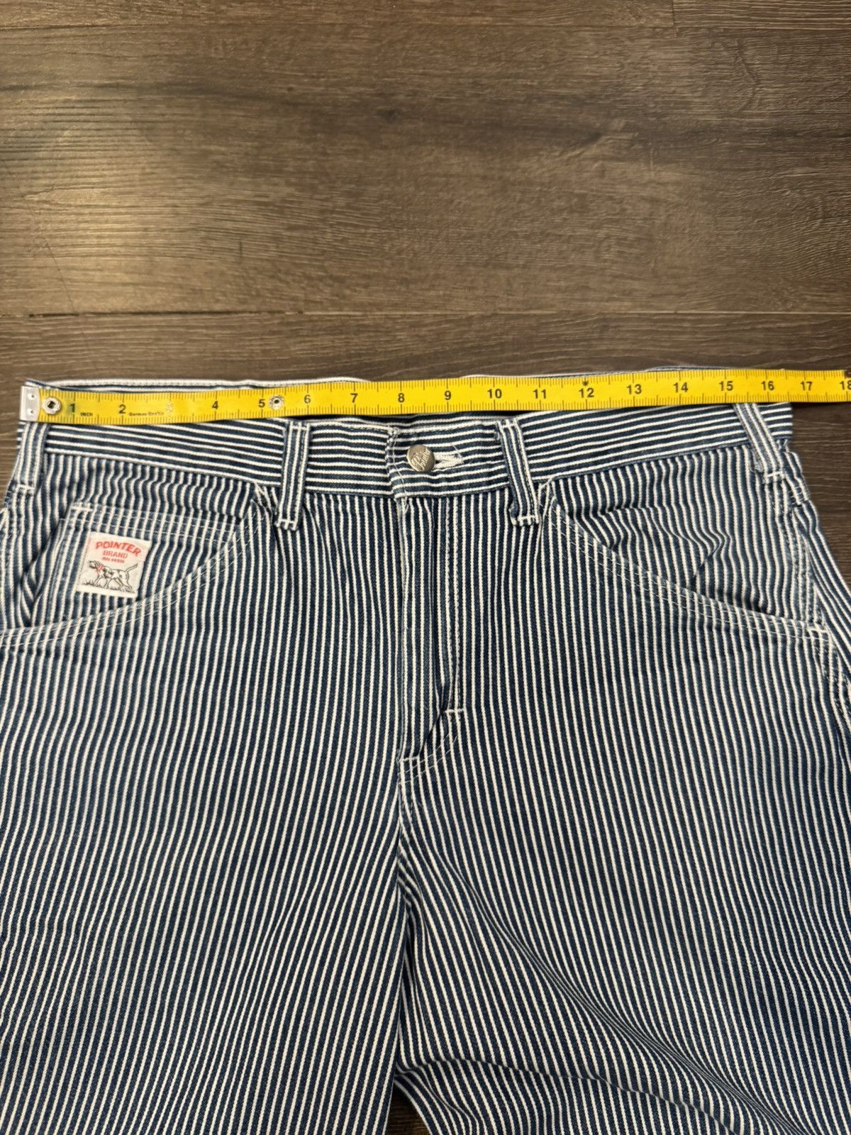 Pointer vintage Pointer hickory striped carpenter shortpant. Size US 33 - 21 Thumbnail