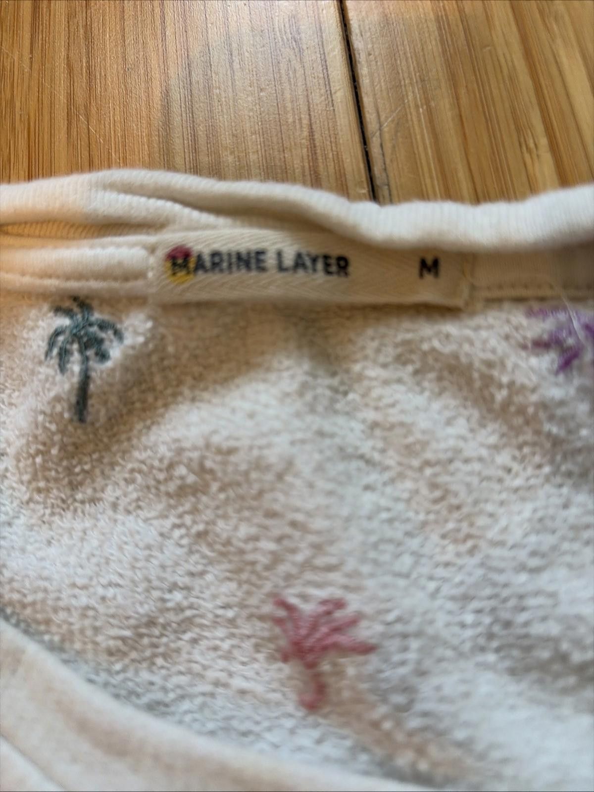 Marine Layer Marine Layer White Caroline Embroidered Blouse Palm Trees Size S / US 4 / IT 40 - 2 Thumbnail