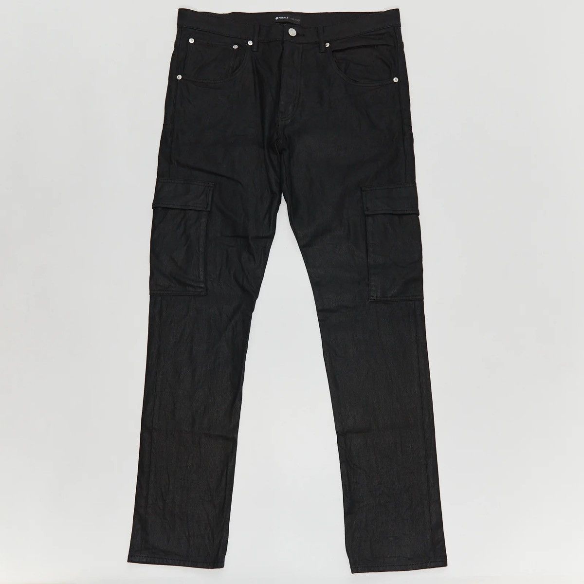 Purple Brand PURPLE BRAND P002 MID RISE WITH TAPERED LEG TAR CARGO PANT Size US 36 / EU 52 - 1 Thumbnail