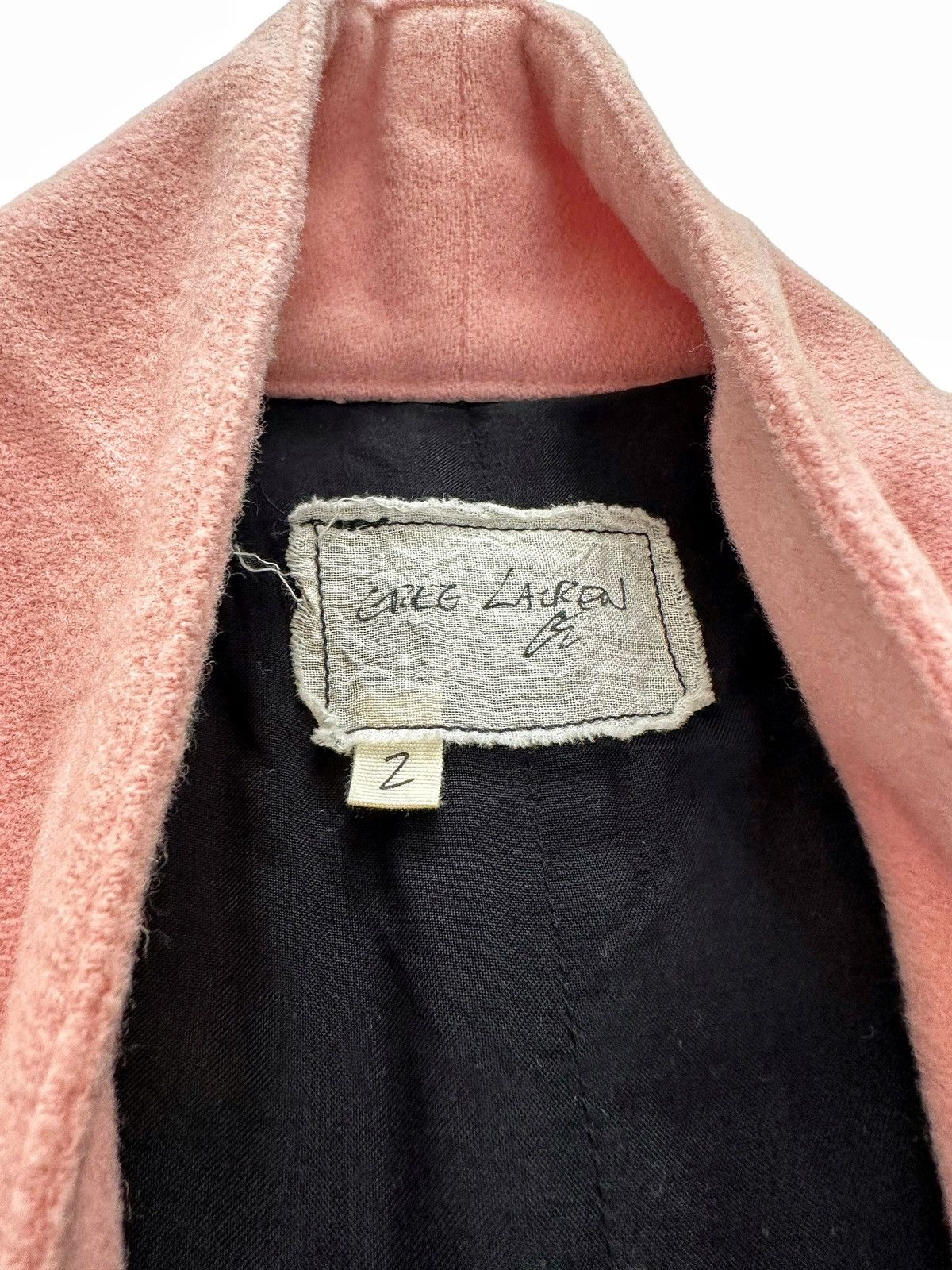 Greg Lauren Sz2 Pink Wool GL 1 Kimono Throwover Jacket Size US M / EU 48-50 / 2 - 6 Thumbnail