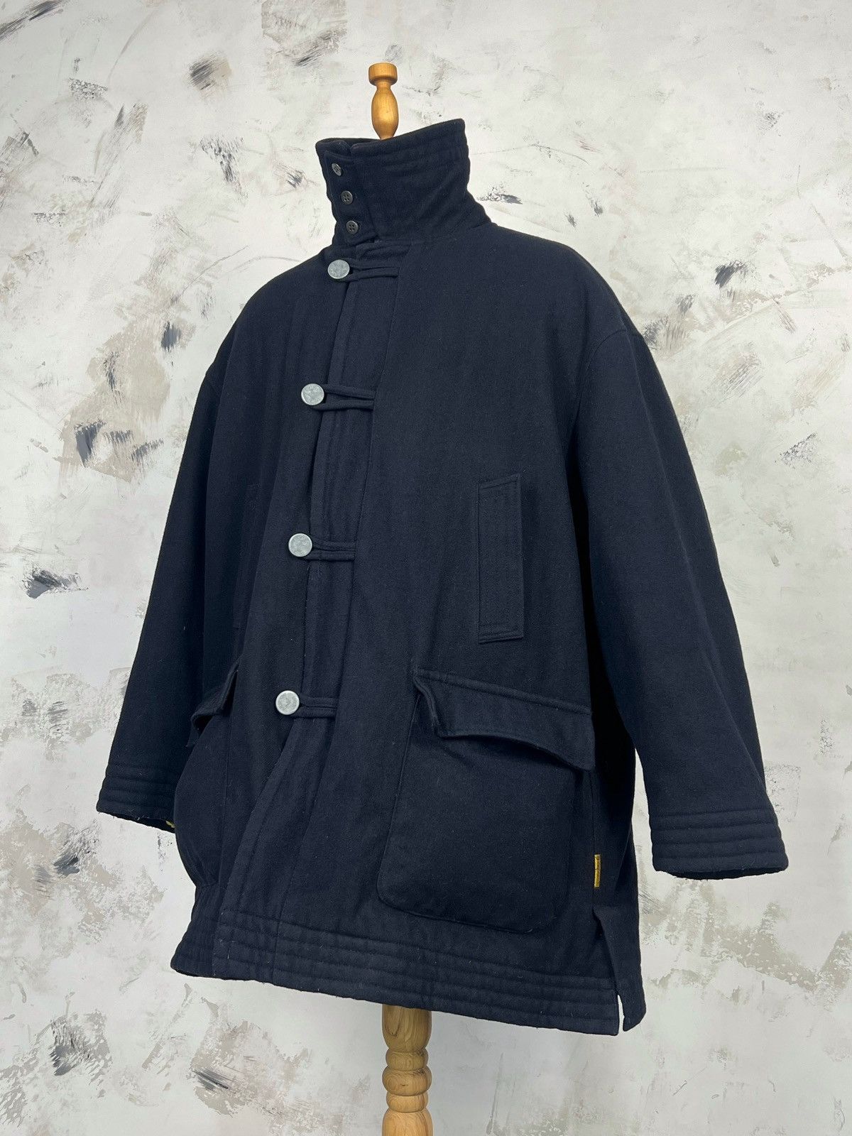 Armani Vintage Armani Wool Coat Jacket Size 52 XL - XXL Size US XL / EU 56 / 4 - 2 Thumbnail