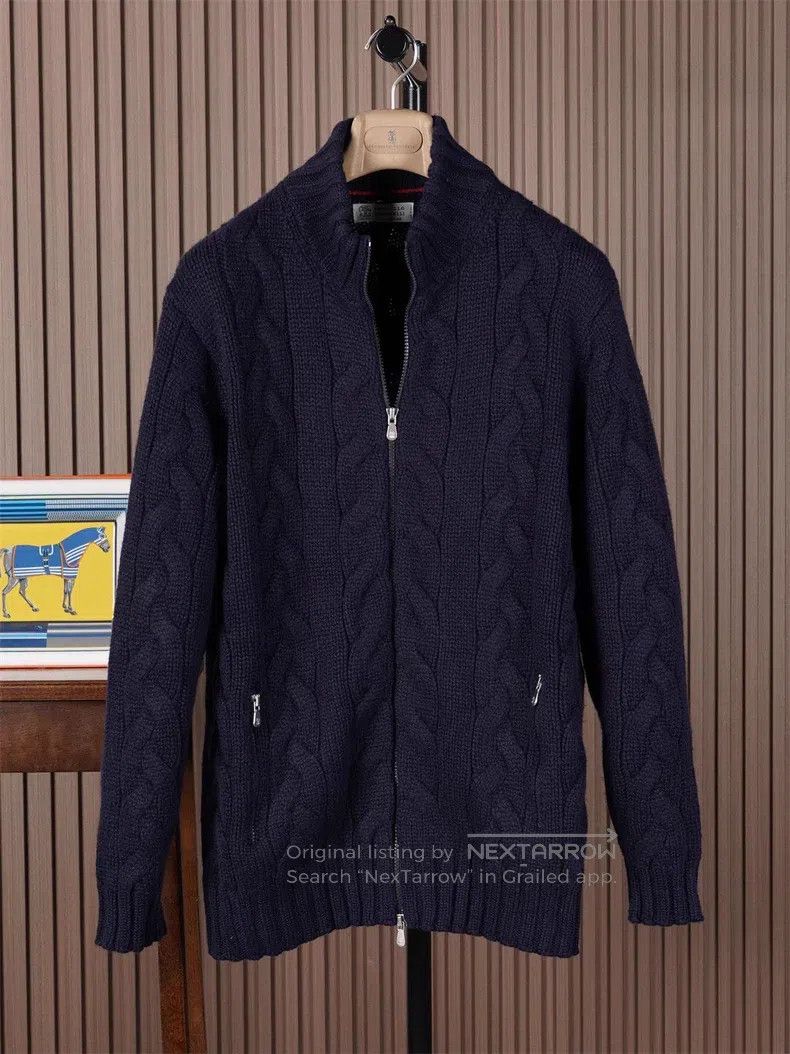 Brunello Cucinelli Brunello Cucinelli Full-zip cashmere coat Size US L / EU 52-54 / 3 - 1 Thumbnail