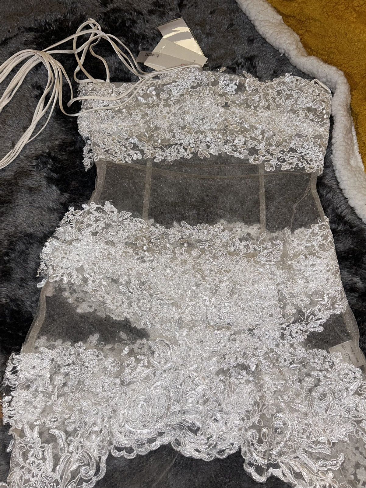 Vintage lace trailing dress Size S / US 4 / IT 40 - 5 Thumbnail