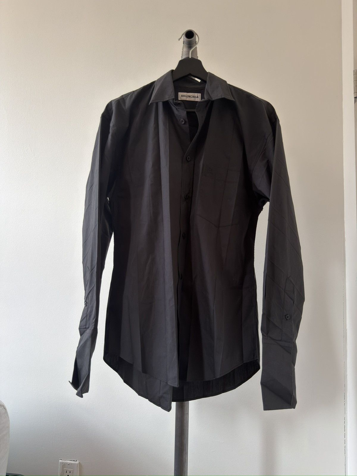 Balenciaga Summer 20 Shirt With Permanent Pleats Size US S / EU 44-46 / 1 - 1 Thumbnail