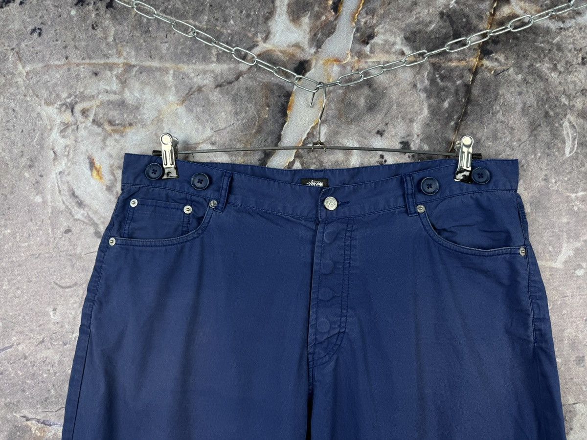 Stussy Men’s Stussy Casual Pants Blue Streetwear Size 36 Size US 36 / EU 52 - 2 Thumbnail
