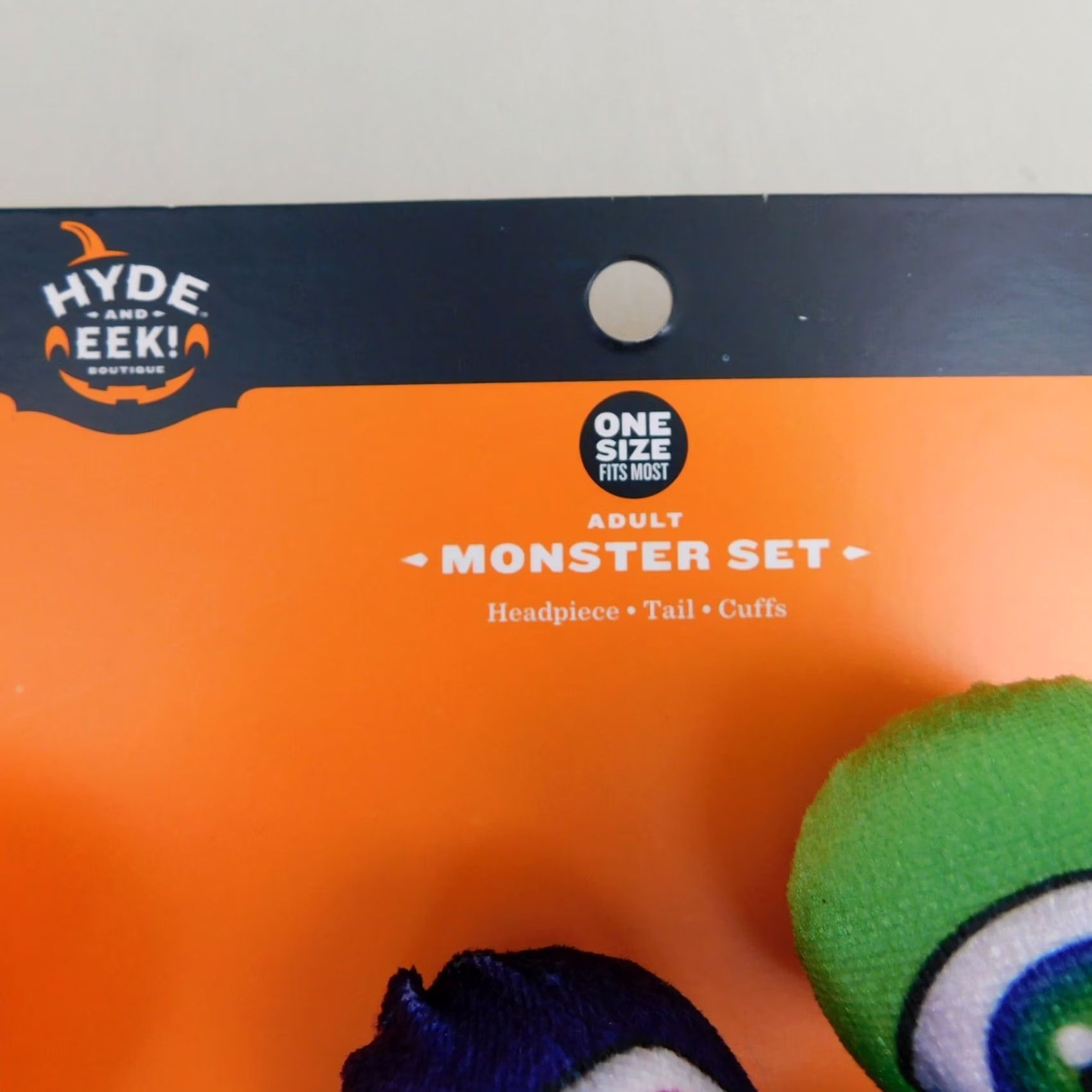 Vintage Monster Headband Gloves & Tail Halloween Costume Accessory Kit Adult OS #6380 Size ONE SIZE - 3 Thumbnail