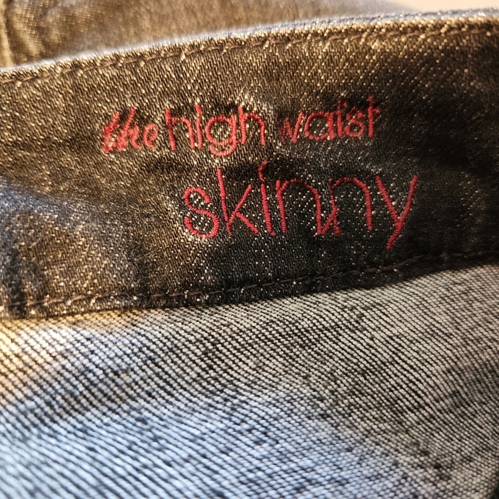 7 For All Mankind 7 For All Mankind High Waist Skinny Black Jeans 28 Size 28" / US 6 / IT 42 - 6 Thumbnail