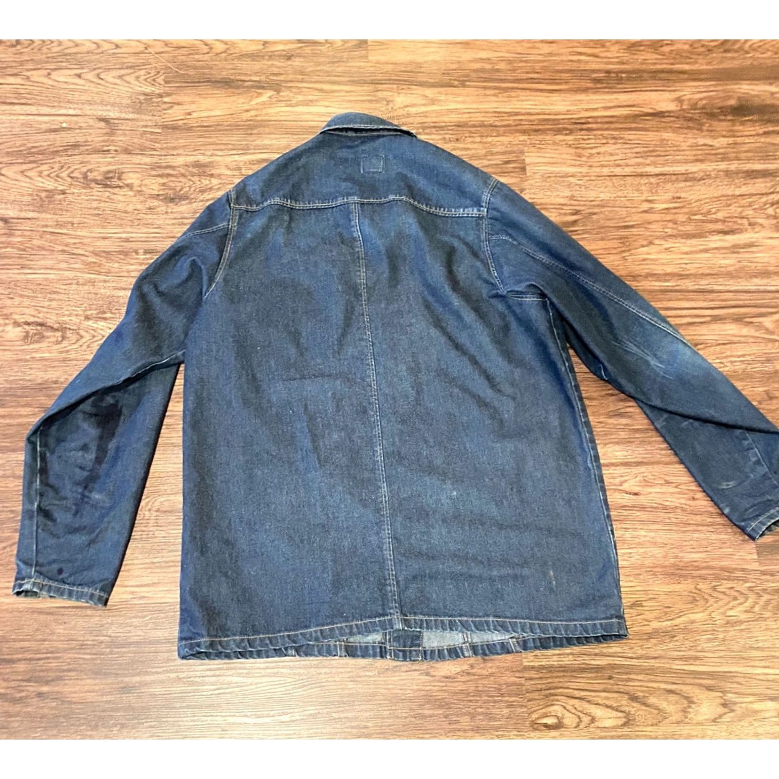 Vintage VINTAGE Levis Lot 53 Unisex Adult Jean Jacket Blue Buttons Distressed Red Tag XL Jacket Mens Size US 36 / EU 52 - 3 Thumbnail
