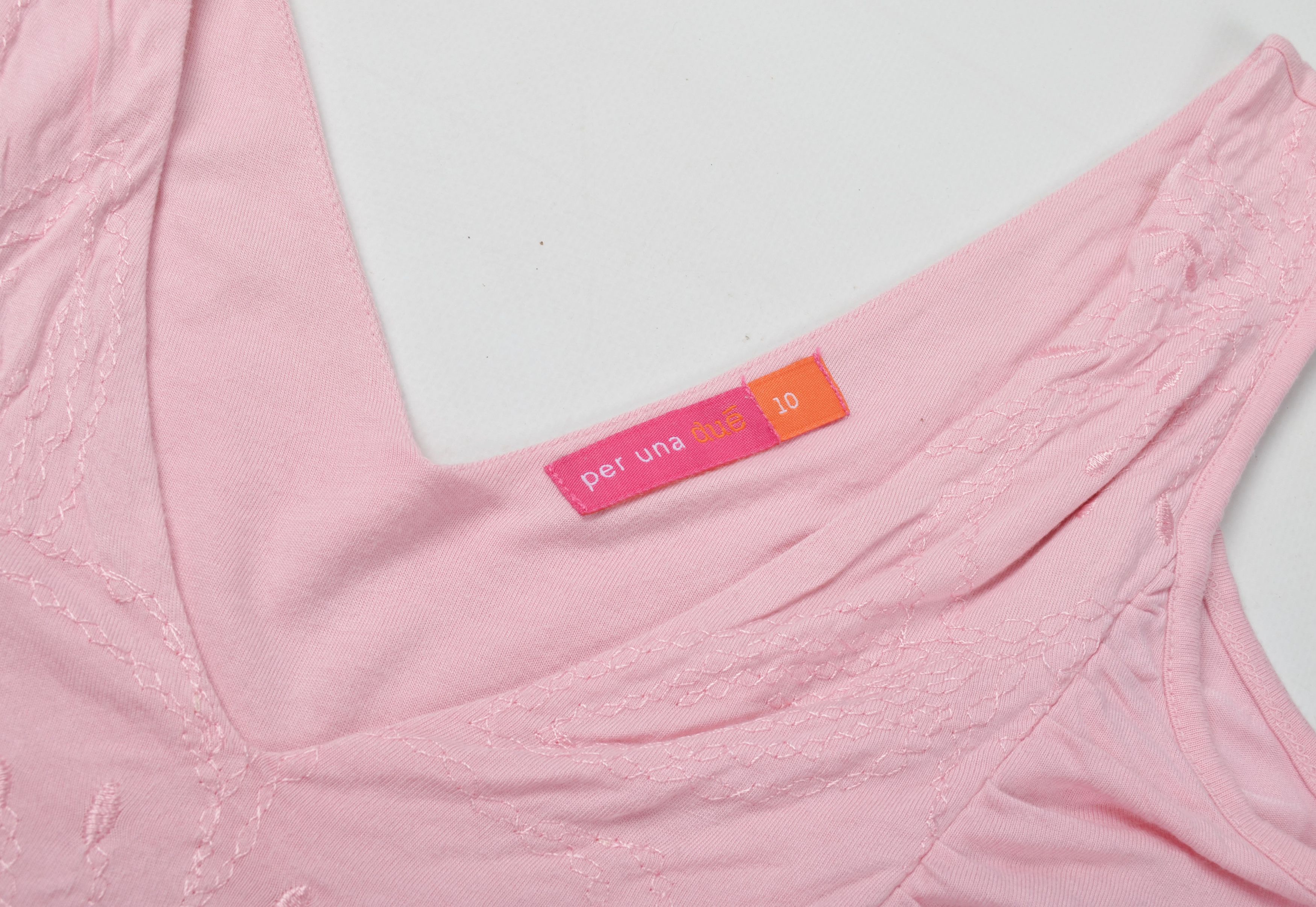 Other Vintage Per Una Y2K Fairy Coquette Pink Cropped Top Size S / US 4 / IT 40 - 6 Thumbnail