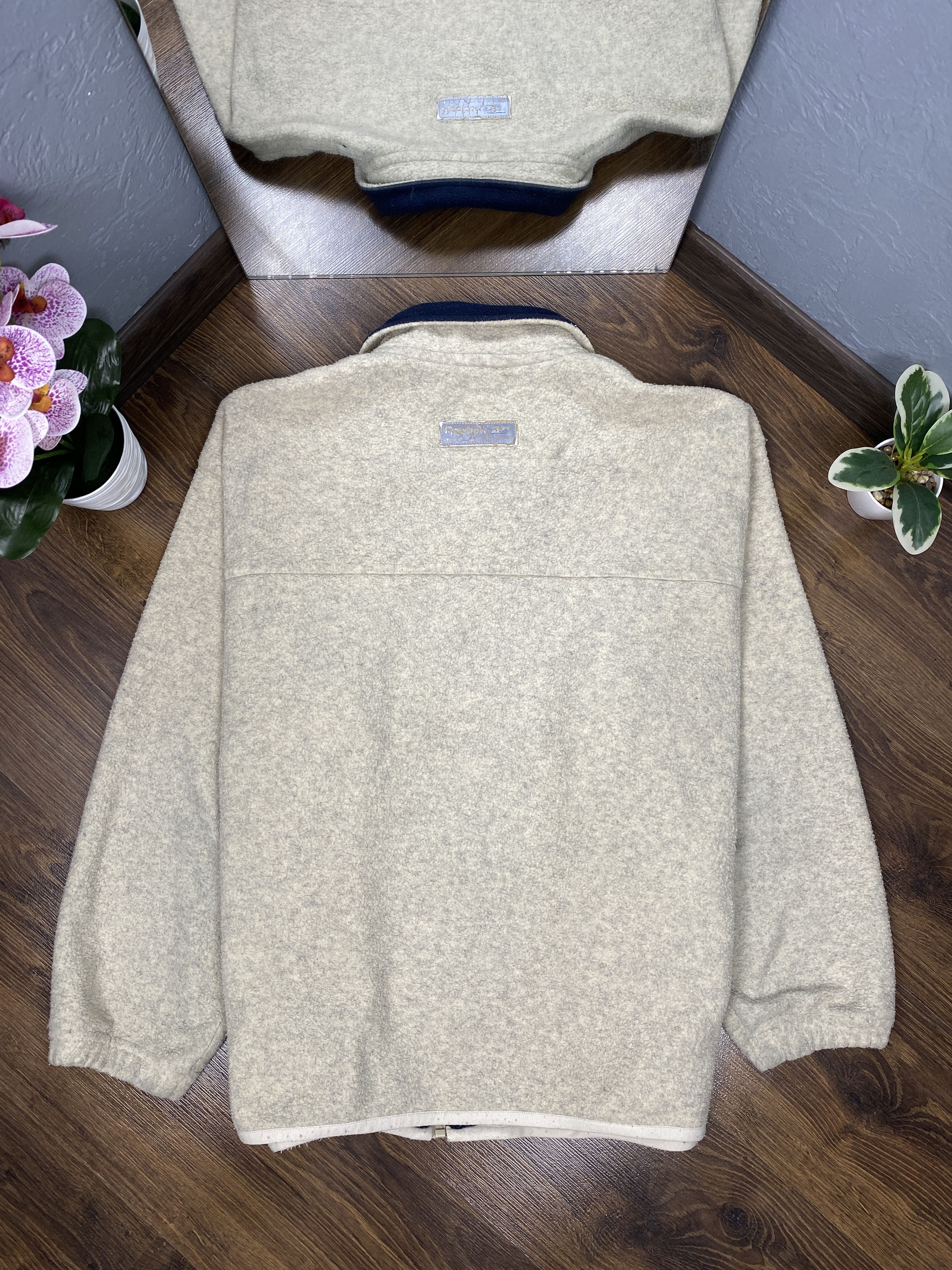 Reebok Reebok 90s Vintage Mens 1\4 Zip Fleece Jacket Size US M / EU 48-50 / 2 - 8 Thumbnail