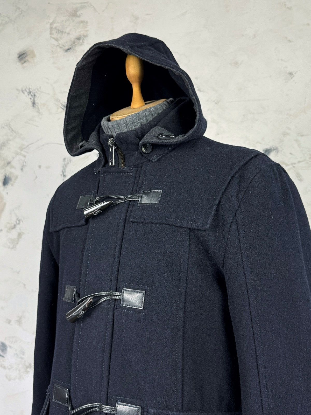 Zara Vintage ZARA Duffle Coat Wool Jacket Size S - M Size US S / EU 44-46 / 1 - 5 Thumbnail