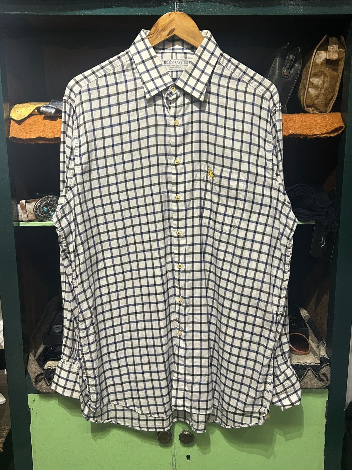 Burberry Burberry Button Up Shirt Size US XL / EU 56 / 4 - 1 Thumbnail