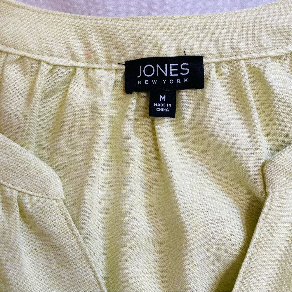 Jones New York NWT New $80 Jones New York Tie Cuff Linen-Blend Celadon Tun Size M / US 6-8 / IT 42-44 - 6 Thumbnail