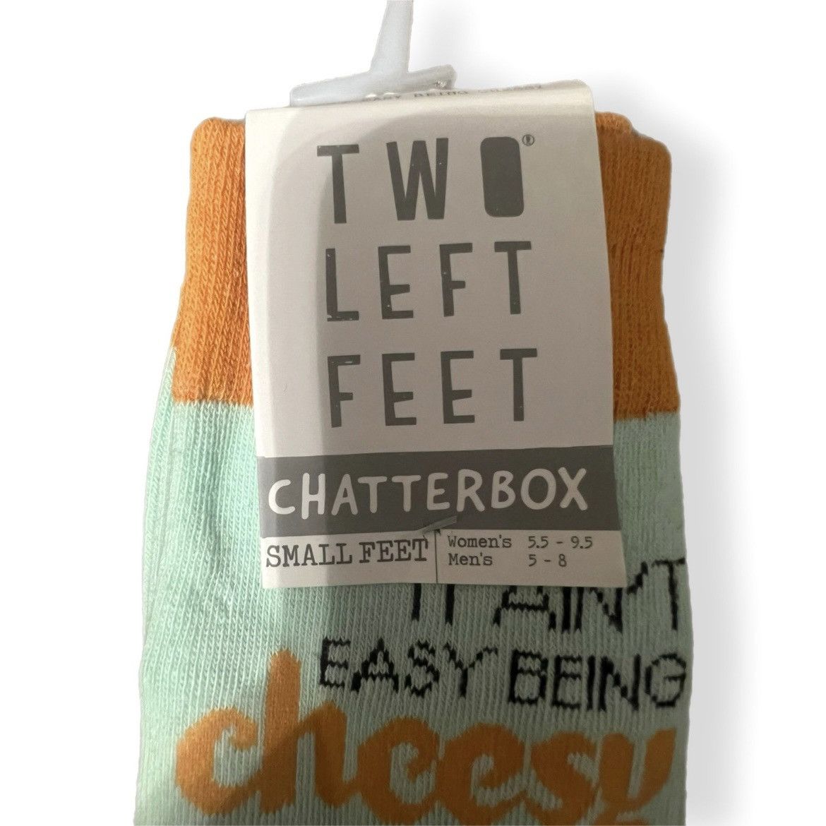 Other New ‘It Ain’t Easy Being Cheesy’ Adult Crew Socks Size ONE SIZE - 3 Thumbnail