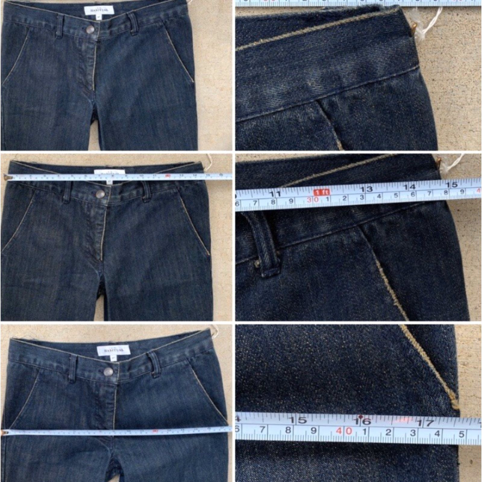 Vintage Habitual New York Jeans flare leg Size 27 NWOT Blue Women's Jeans Flared Zipper Fly NWOT 27 Blue Womens Jeans Size 27" / US 4 / IT 40 - 6 Thumbnail