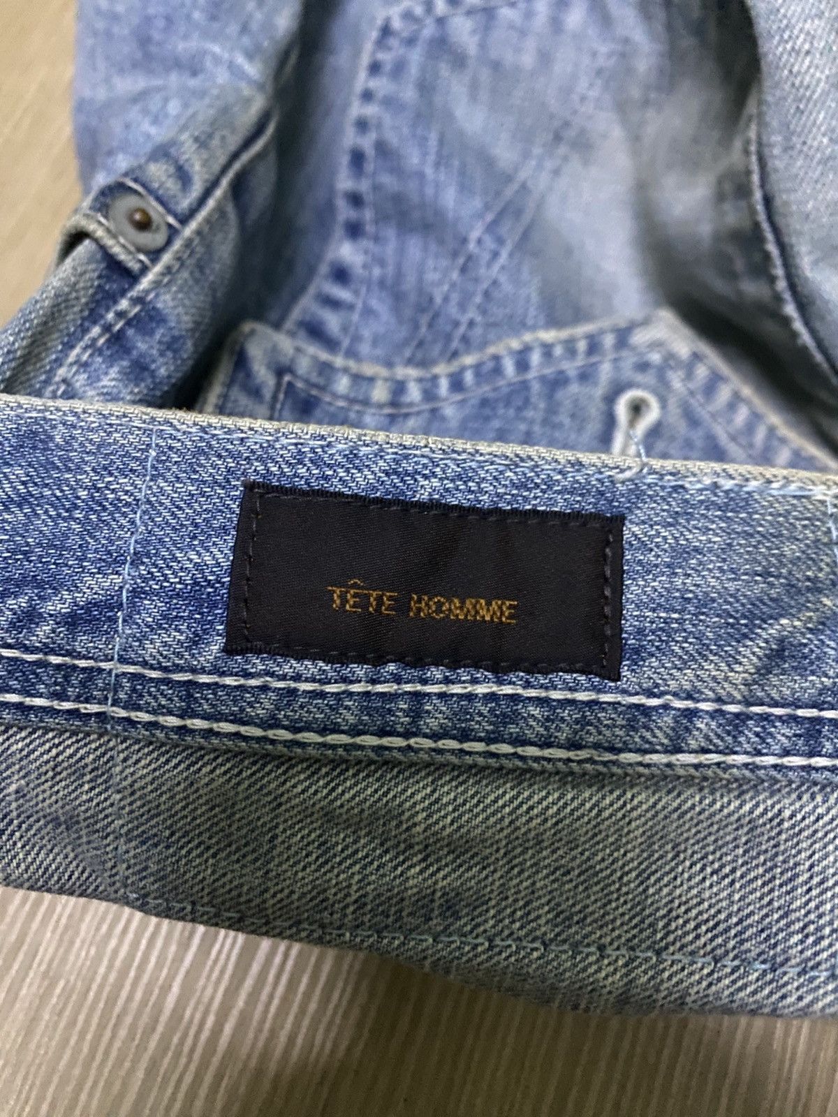 Issey Miyake Tete Homme Distressed Size US 32 / EU 48 - 7 Thumbnail