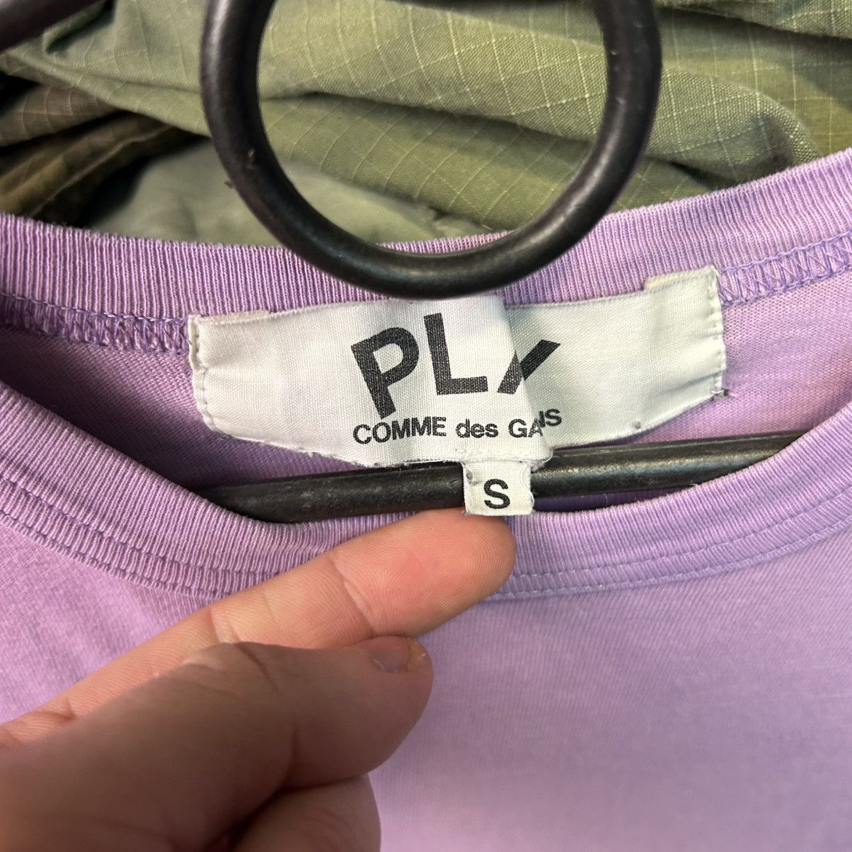 Comme des Garcons PLAY Luxury Play Comme Des Garcons small logo drsigner tee size S Size S / US 4 / IT 40 - 4 Thumbnail