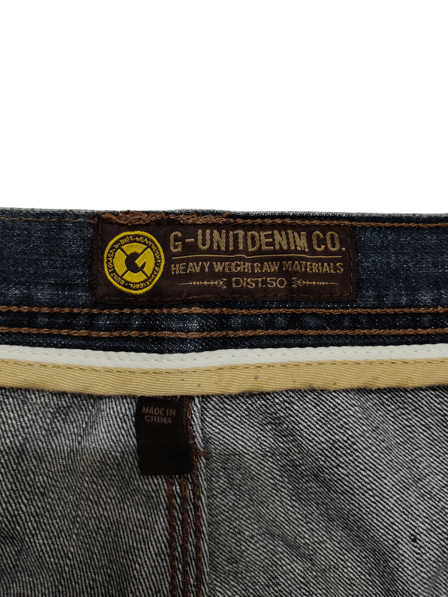 Ecko Unltd. Baggy Jeans G-Unit Medal Embroidered Denim Wide Leg Jnco Y2k Size US 38 / EU 54 - 16 Thumbnail