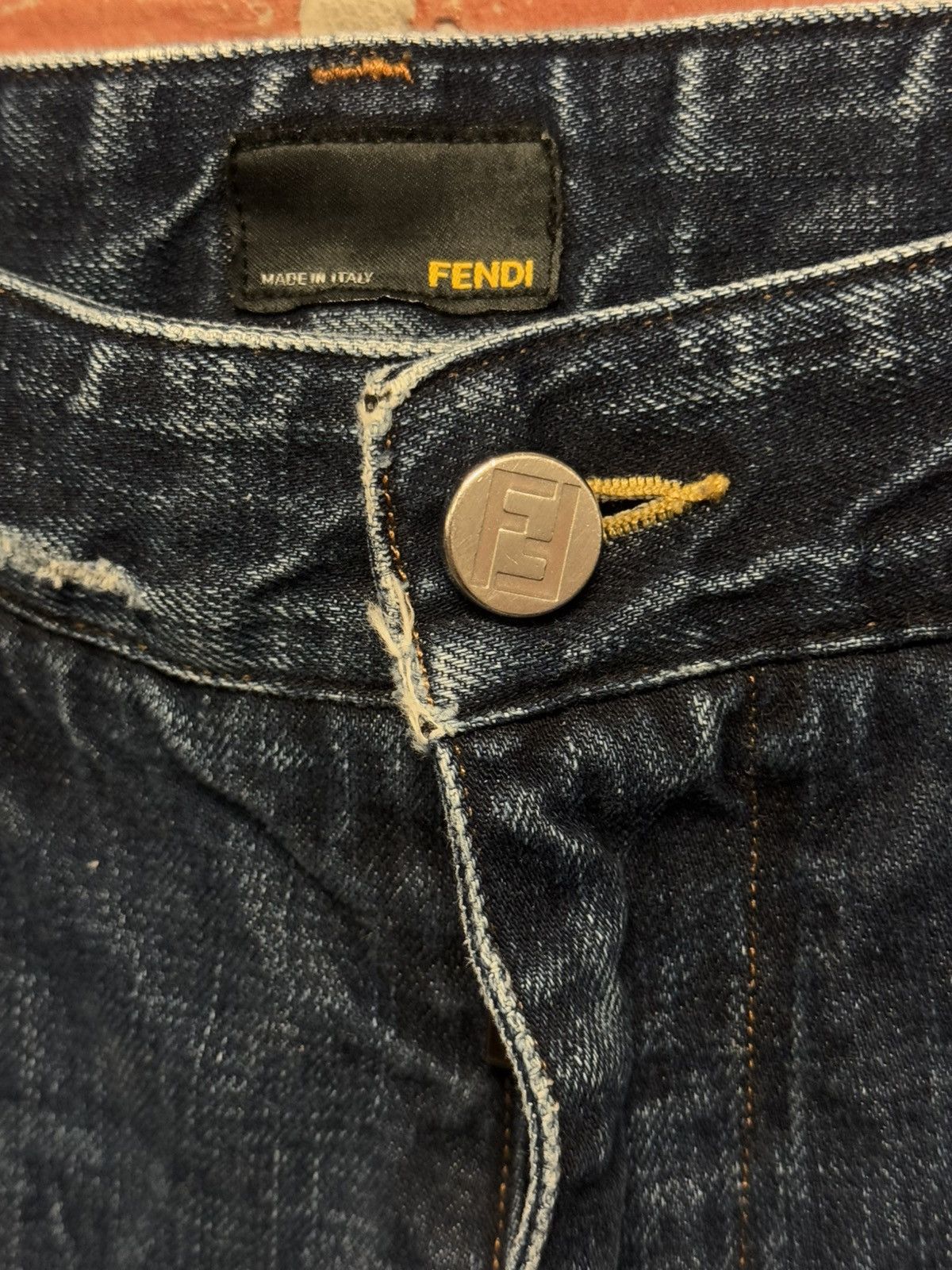 Fendi Fendi Jeans Blue Size 32/34 Authentic VINTAGE RARE Size US 32 / EU 48 - 9 Thumbnail