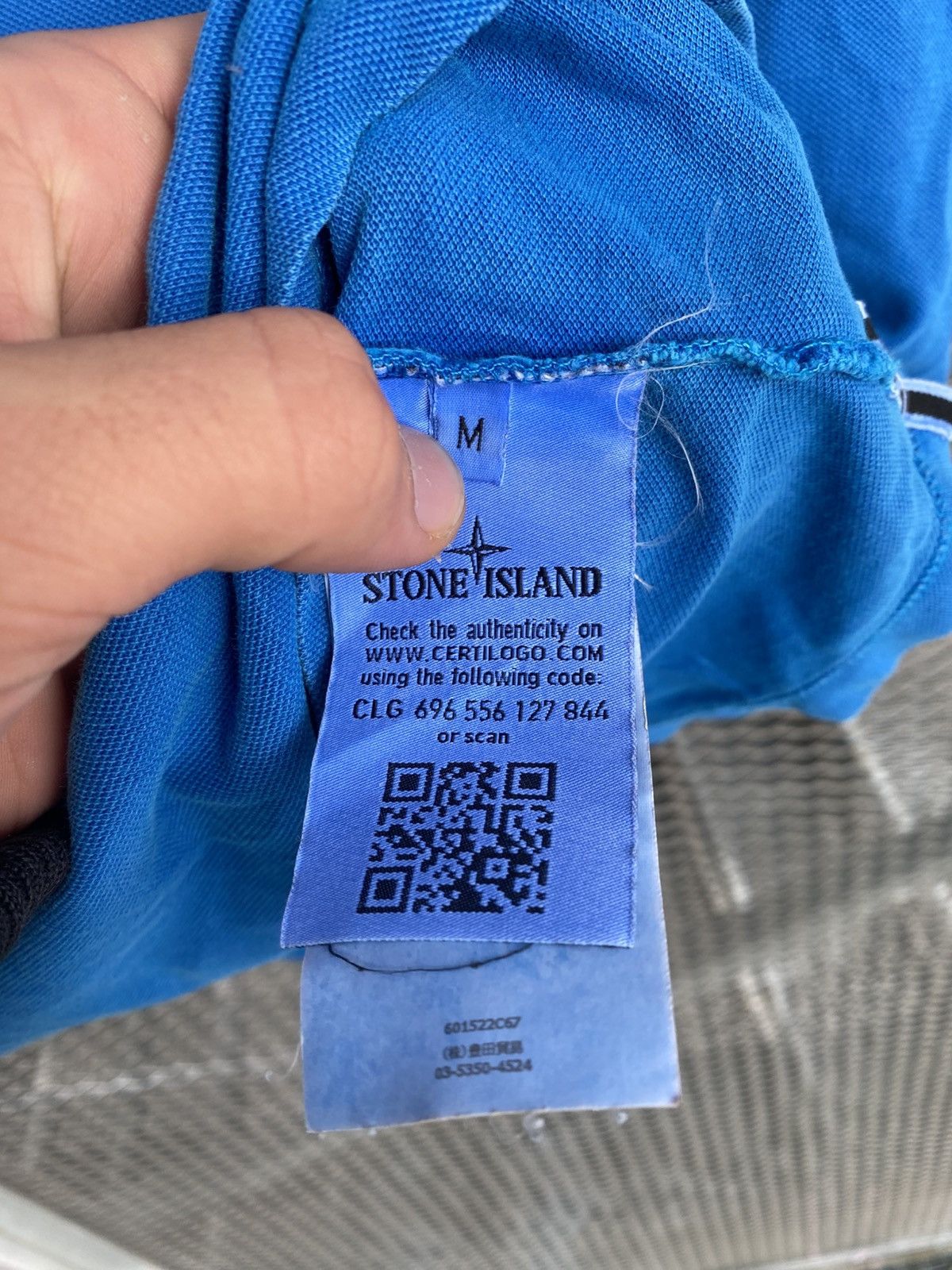 Stone Island Stone Island Garment Dyed Patch Polo T-Shirt Size US M / EU 48-50 / 2 - 7 Thumbnail