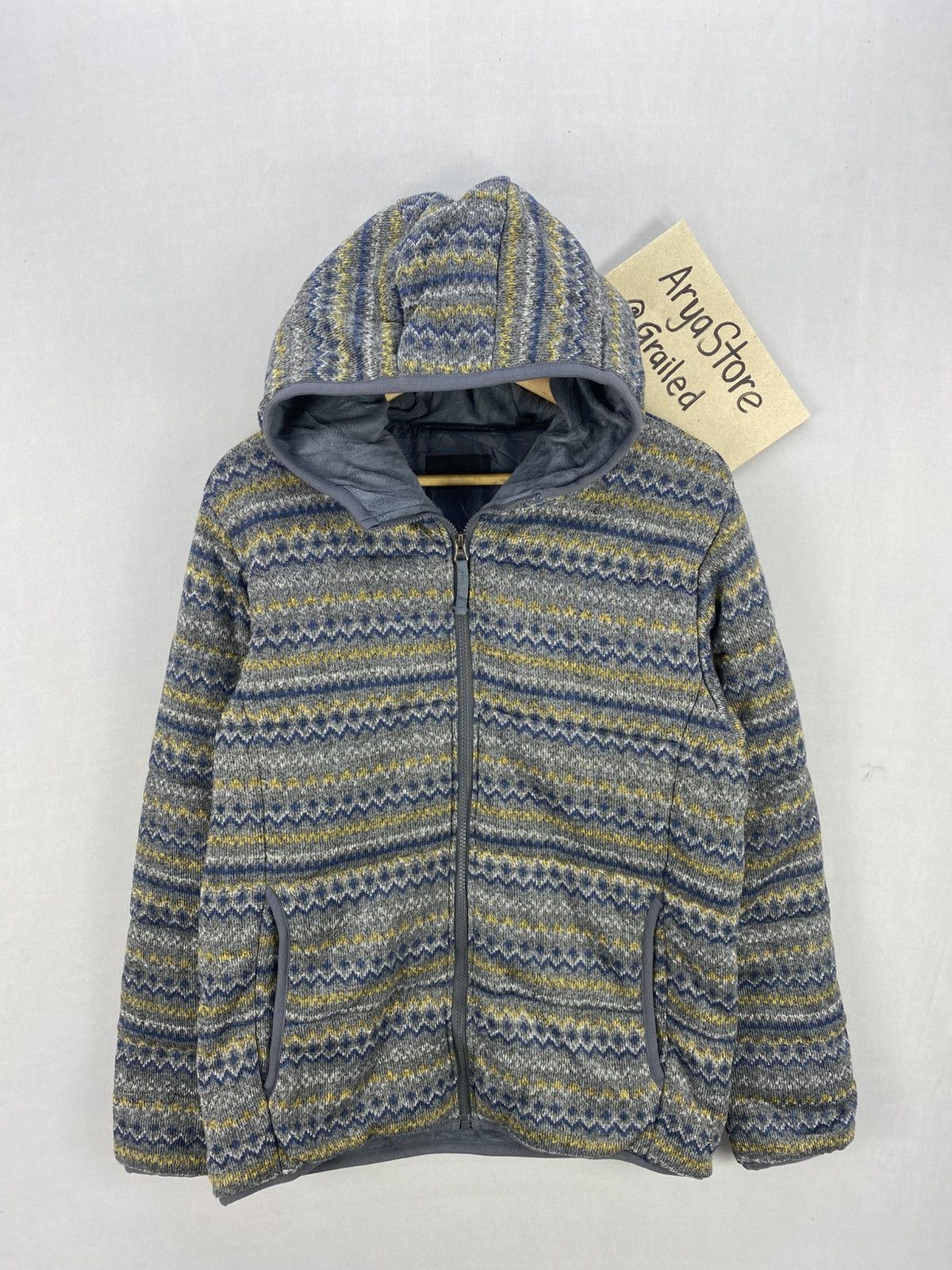 Uniqlo Uniqlo Navajo Native Knitwear Puffer Jacket Size US M / EU 48-50 / 2 - 1 Thumbnail