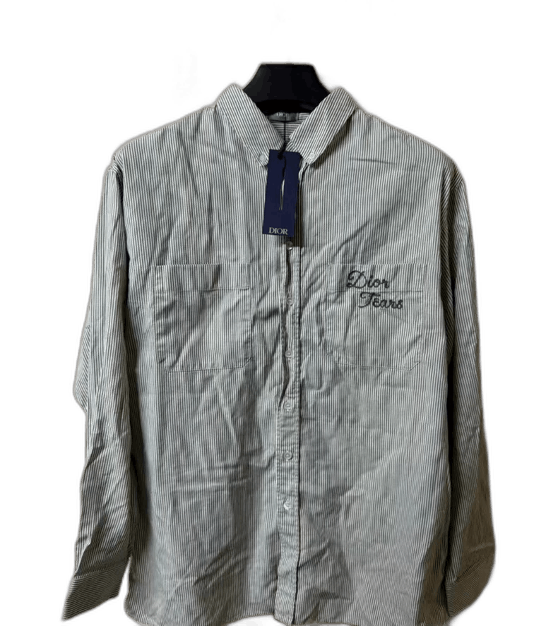 Dior dior new check logo long sleeve shirt Size US L / EU 52-54 / 3 - 1 Thumbnail