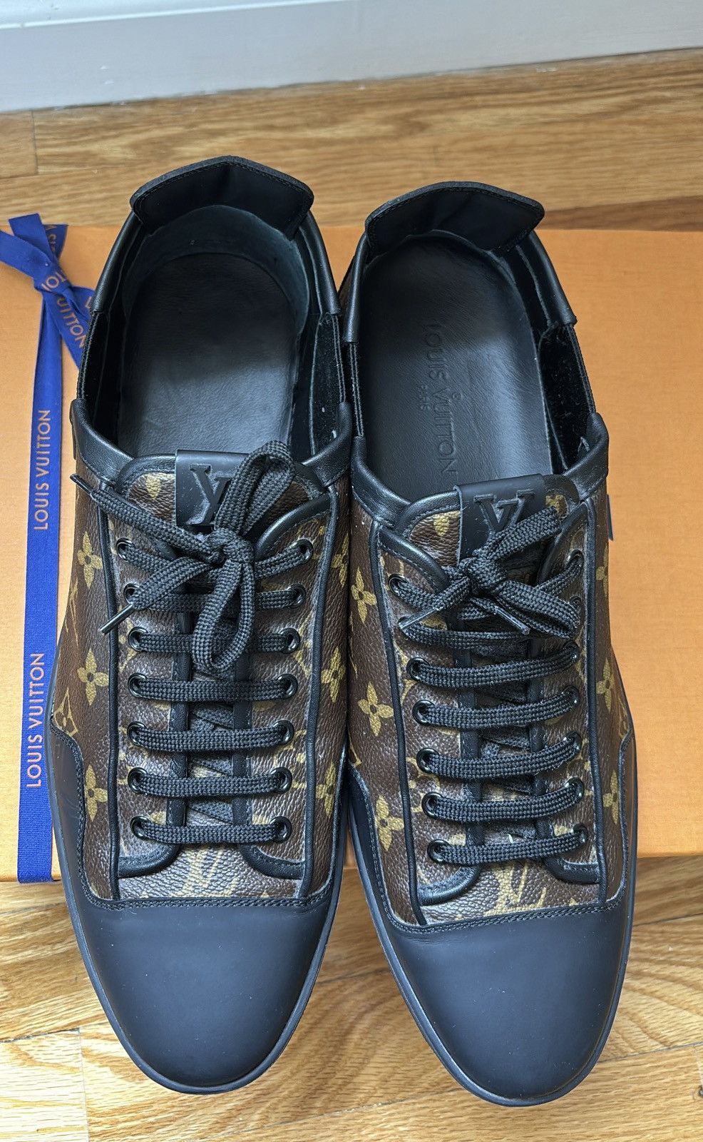 Louis Vuitton Louis Vuitton Monogram Slalom Sneakers - Men Size 10.5 Size US 10.5 / EU 43-44 - 2 Thumbnail