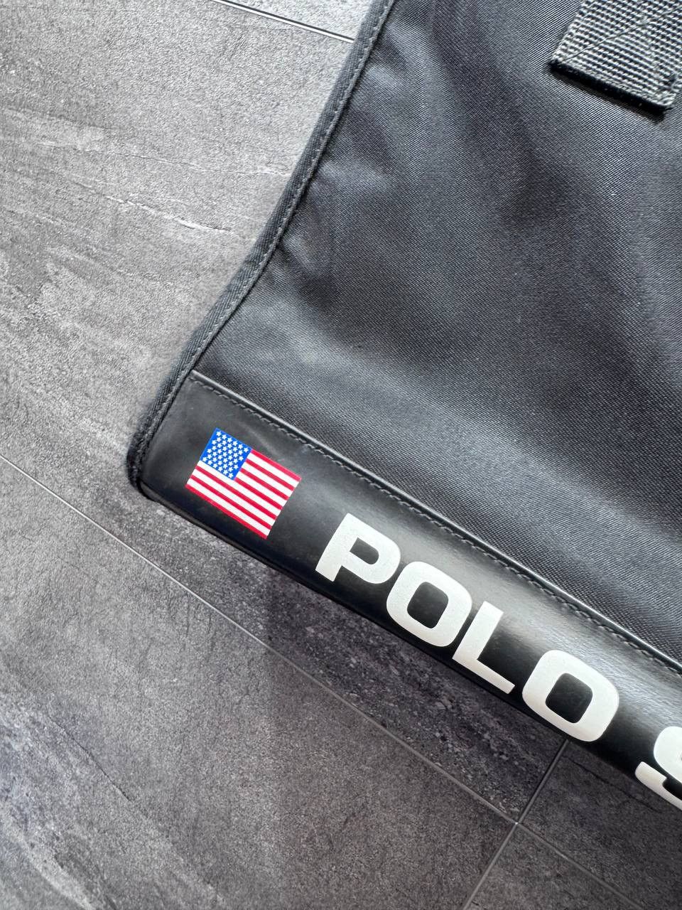 Polo Ralph Lauren Vintage Polo Sport Black Tote Bag 90s Handbag Size ONE SIZE - 14 Thumbnail