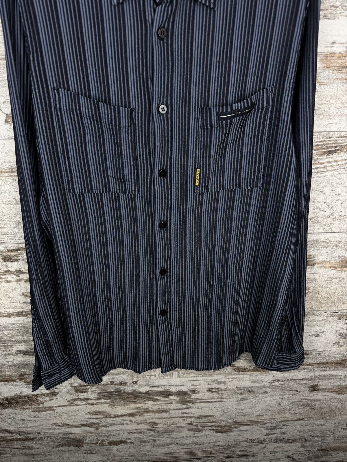Armani Mens Vintage Armani jeans shirts button up luxury rare Size US XL / EU 56 / 4 - 4 Thumbnail
