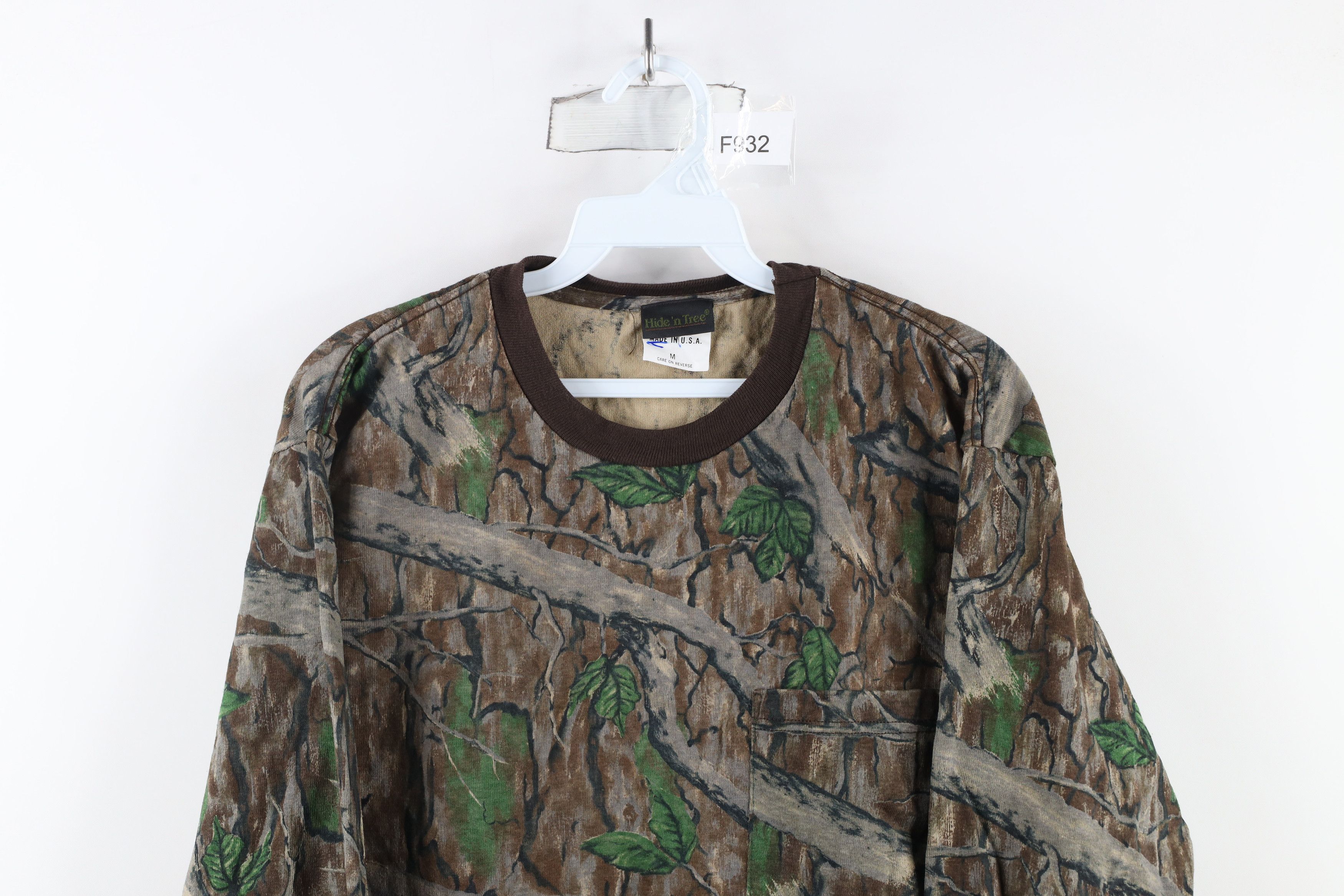 Vintage Vintage 90s Streetwear Long Sleeve Pocket T-Shirt Cotton USA Size US M / EU 48-50 / 2 - 2 Thumbnail