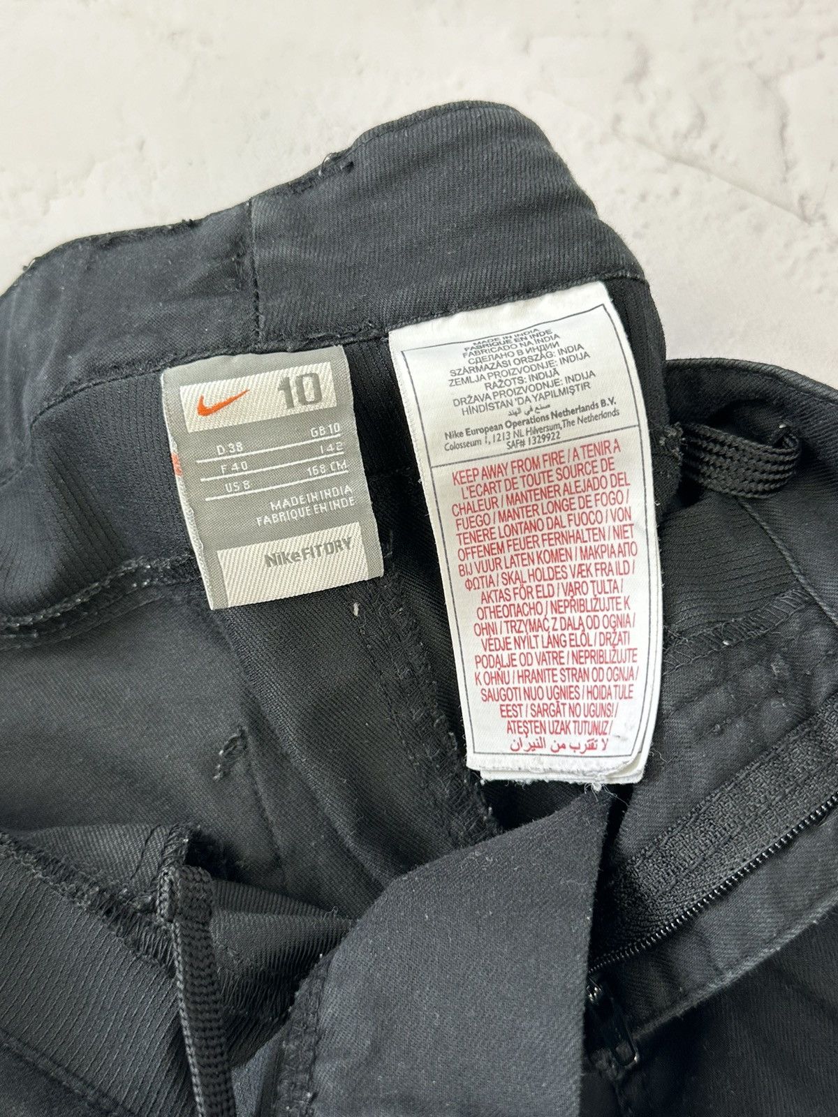 Nike × Vintage Y2K Nike Vintage Swoosh Black Women’s Pants Size 30" / US 8 / IT 44 - 8 Thumbnail