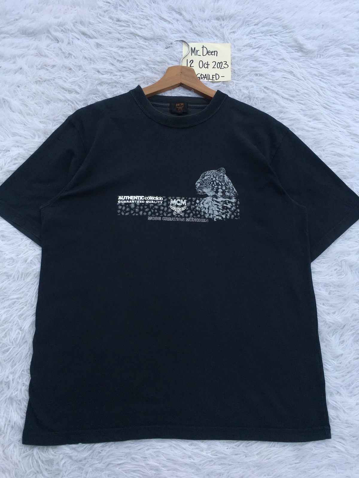 MCM Vintage MCM Logo Tshirt Size US L / EU 52-54 / 3 - 4 Thumbnail