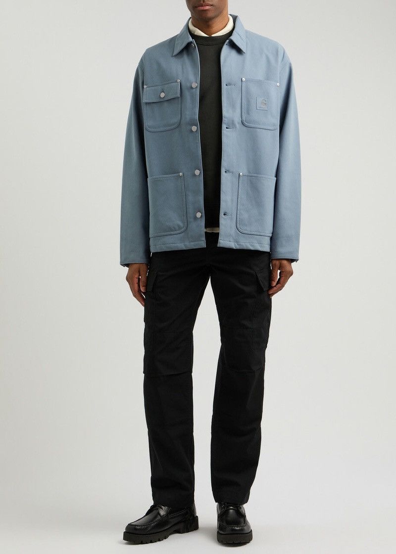 Carhartt Wip Carhartt WIP Suede Michigan Coat Blue Dove Grey Size Small Size US S / EU 44-46 / 1 - 13 Thumbnail